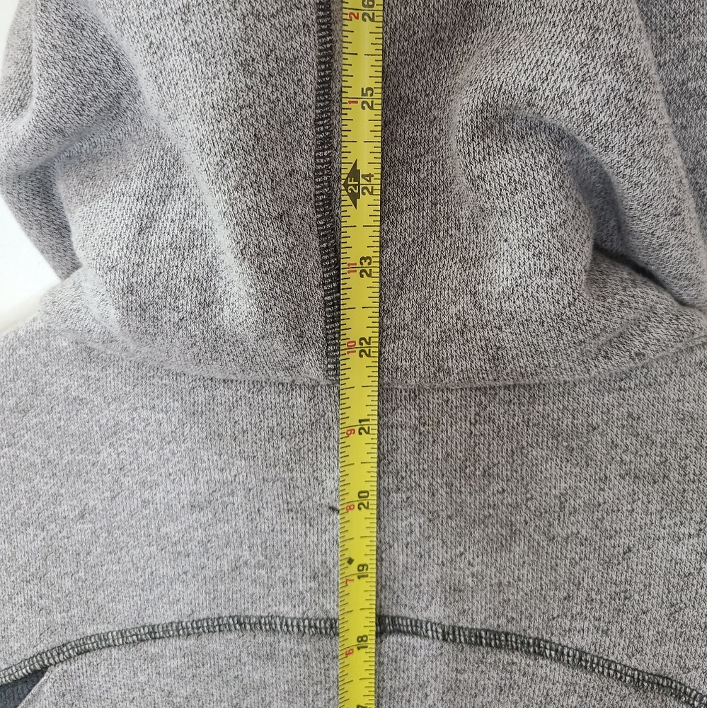 Lululemon On The Daily Hoodie in Heathered Black/Heathered Dark Grey Sz 2 Small - Picture 13 of 15